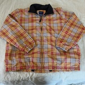 Catalina Plaid Jacket with Black Trim